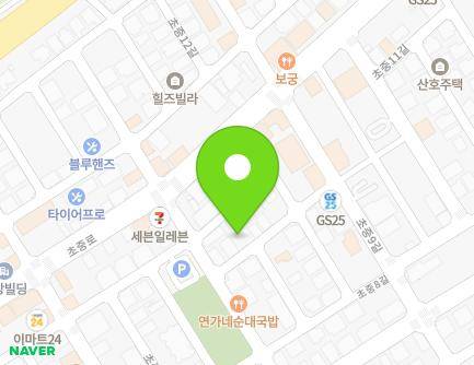 충청북도 증평군 증평읍 초중7길 30-9 (KT분기국) 지도