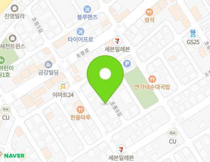 충청북도 증평군 증평읍 초중8길 47-11 (동화나라유치원) 지도