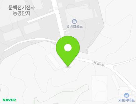 충청북도 진천군 문백면 사양2길 69 ((주)성진피앤티) 지도