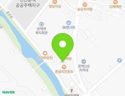 충청북도 진천군 문백면 문진로 469-11 (문백자율방범대) 지도