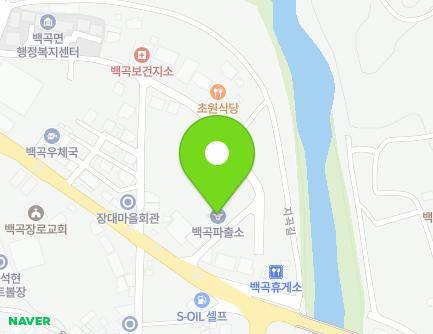 충청북도 진천군 백곡면 장터길 16-22 (백곡파출소) 지도