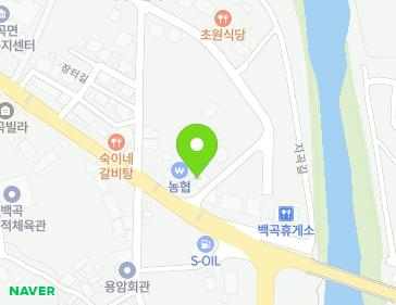 충청북도 진천군 백곡면 장터길 6 (진천농협백곡지소) 지도