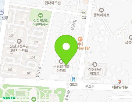 충청북도 진천군 진천읍 남산7길 40 (우림베네치아) 지도