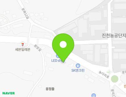 충청북도 진천군 진천읍 문화로 639 ((주)가나건설중기) 지도