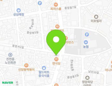 충청북도 진천군 진천읍 중앙동로 65 (주치과의원) 지도