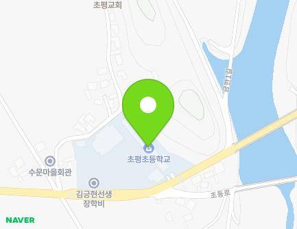 충청북도 진천군 초평면 초동로 143 (초평초등학교) 지도