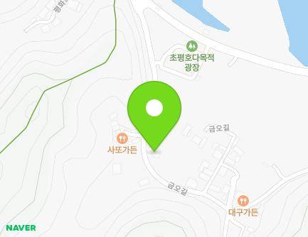 충청북도 진천군 초평면 금오길 52 (사슴좌대) 지도