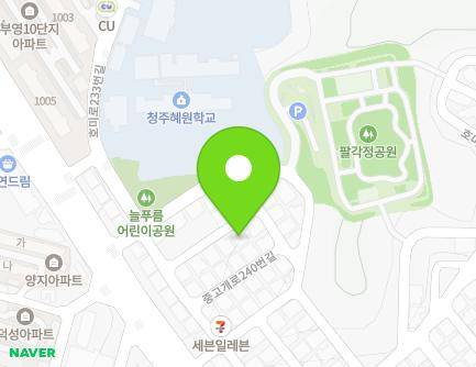 충청북도 청주시 상당구 중고개로244번길 14 (금천동, 명보빌) 지도