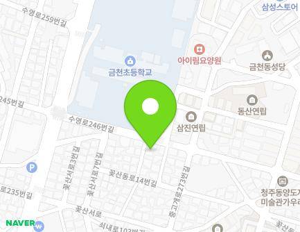 충청북도 청주시 상당구 수영로246번길 26-1 (금천동, 미래로어린이집) 지도