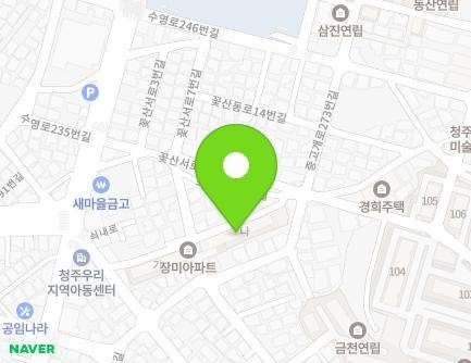 충청북도 청주시 상당구 꽃산서로8번길 15 (금천동, 장미아파트) 지도