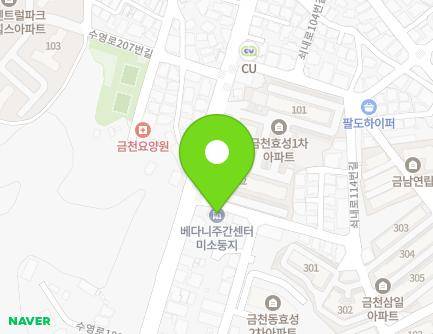 충청북도 청주시 상당구 수영로196번길 4 (금천동, 행복어린이집) 지도