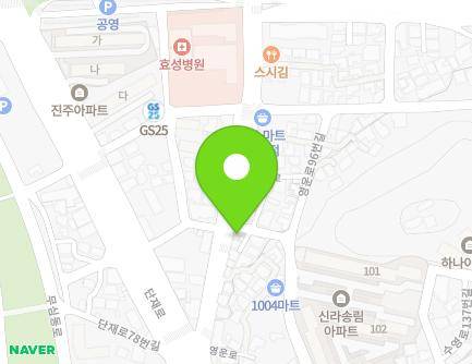 충청북도 청주시 상당구 영운로86번길 2 (금천동) 지도