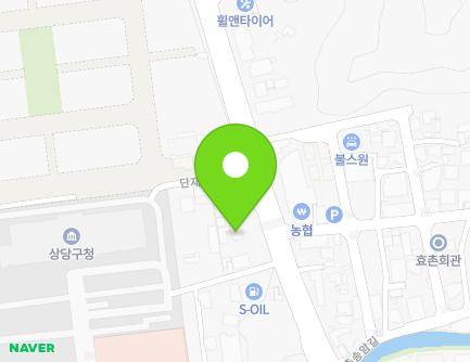 충청북도 청주시 상당구 남일면 단재로 462 지도