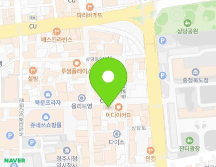 충청북도 청주시 상당구 상당로81번길 17 (북문로1가, 박치과의원) 지도