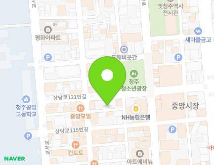 충청북도 청주시 상당구 상당로121번길 41 (북문로2가, 백만철거자원) 지도