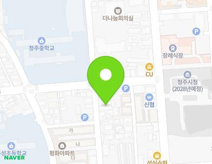 충청북도 청주시 상당구 사직대로361번길 118 (북문로3가, 예수그리스도후기성도교회) 지도