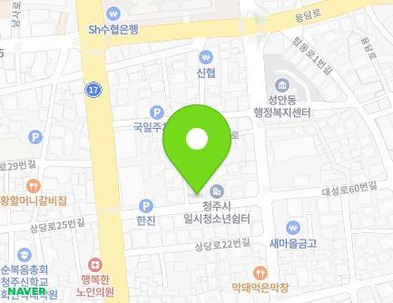 충청북도 청주시 상당구 상당로26번길 15-2 (서운동, 홍와프라자) 지도