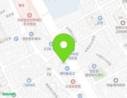 충청북도 청주시 상당구 단재로 124 (영운동, 안경랜드영운점) 지도