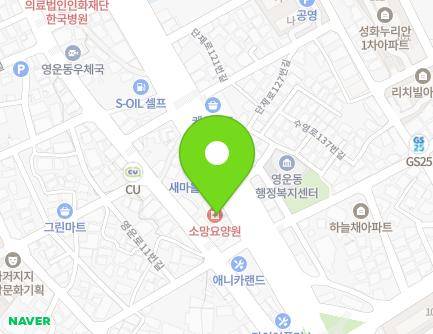 충청북도 청주시 상당구 단재로 132 (영운동) 지도