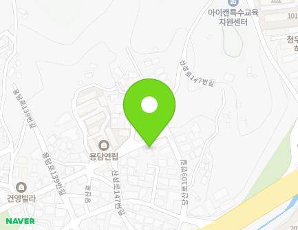 충청북도 청주시 상당구 당산로109번길 19 (용담동, 희정연립) 지도