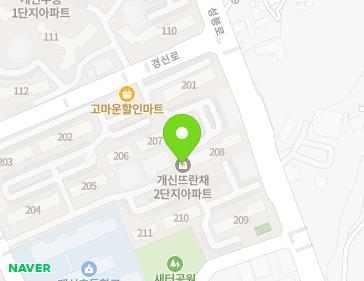 충청북도 청주시 서원구 경신로 68 (개신동, 청주개신2단지뜨란채아파트) 지도