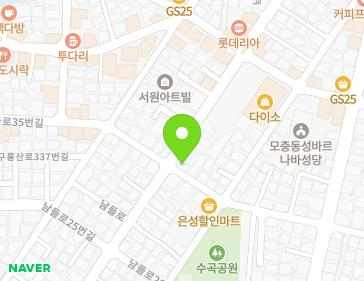 충청북도 청주시 서원구 남들로 36 (모충동, 꿈이있는교회) 지도
