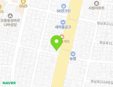 충청북도 청주시 서원구 청남로2109번길 4 (모충동) 지도