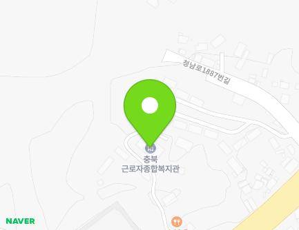 충청북도 청주시 서원구 청남로 1865-15 (미평동, 충청북도근로자종합복지관) 지도