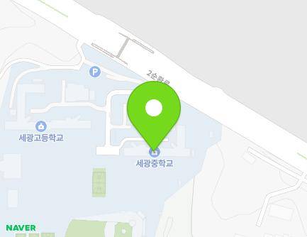 충청북도 청주시 서원구 2순환로 1574 (미평동, 세광중학교) 지도
