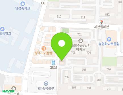충청북도 청주시 서원구 분평로6번길 21 (분평동, 동명유치원) 지도