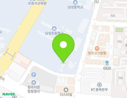 충청북도 청주시 서원구 1순환로1063번길 13 (분평동, 남성유치원) 지도