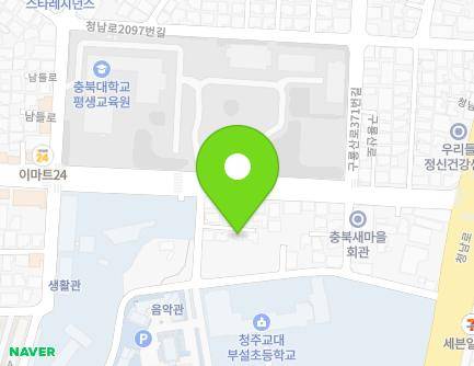 충청북도 청주시 서원구 구룡산로358번길 7-6 (수곡동) 지도