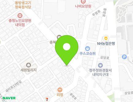 충청북도 청주시 청원구 새터로 19-2 (내덕동, 대우불고기) 지도