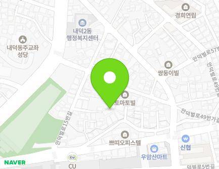 충청북도 청주시 청원구 충청대로22번길 26-5 (내덕동, 강산빌라) 지도