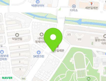 충청북도 청주시 청원구 충청대로72번길 1 (내덕동) 지도