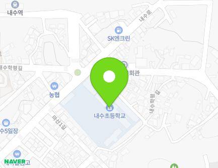 충청북도 청주시 청원구 내수읍 마산1길 114-1 (내수초등학교) 지도