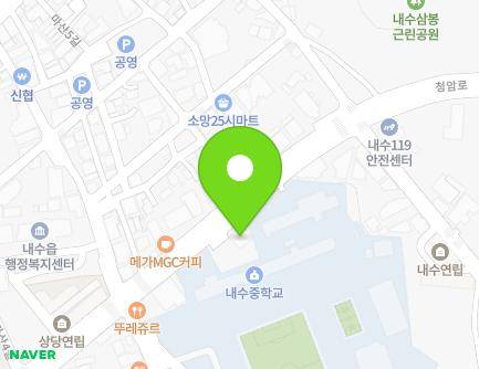 충청북도 청주시 청원구 내수읍 청암로 64 (내수우체국) 지도