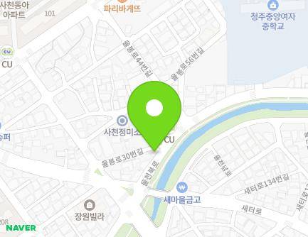 충청북도 청주시 청원구 율봉로30번길 35-16 (사천동, 사천동마을회관) 지도