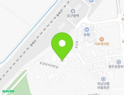 충청북도 청주시 청원구 토성로 432 (오동동, 해운산업공사) 지도