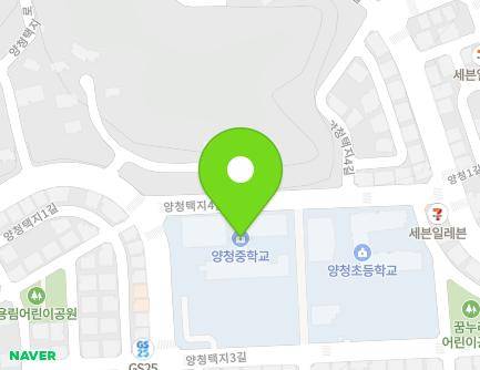 충청북도 청주시 청원구 오창읍 양청택지3길 5 (양청중학교) 지도