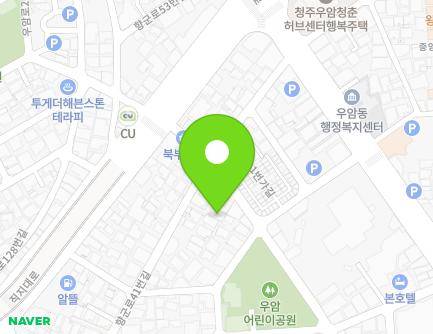 충청북도 청주시 청원구 직지대로848번길 18-3 (우암동, 성은교회) 지도