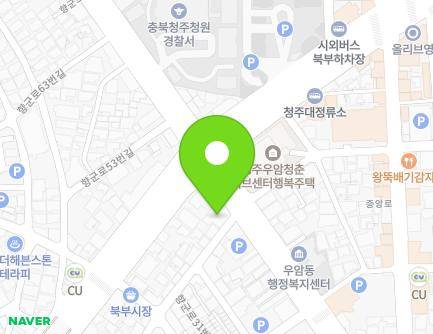 충청북도 청주시 청원구 향군로 43 (우암동, 잘자는정신건강의학과의원) 지도