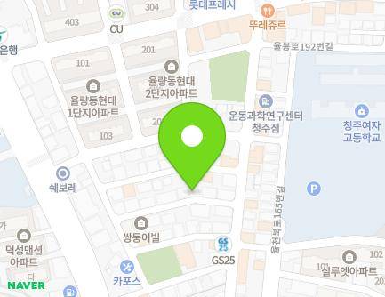 충청북도 청주시 청원구 율봉로176번길 42-8 (율량동, 효희빌라) 지도