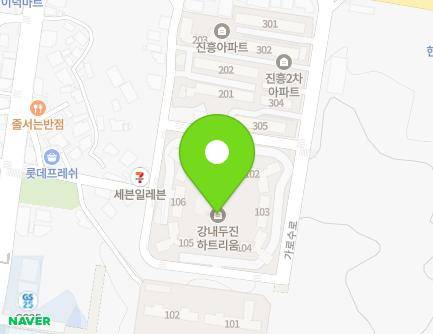 충청북도 청주시 흥덕구 강내면 월곡길 23-13 (강내두진하트리움) 지도