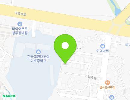 충청북도 청주시 흥덕구 강내면 월곡길 10-29 (햇님빌라) 지도