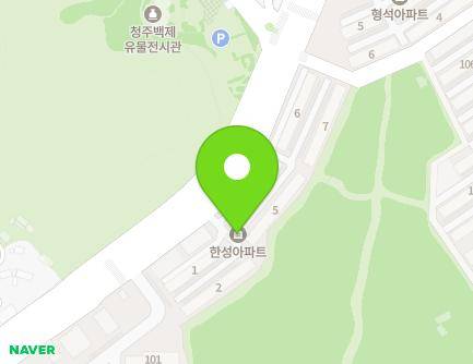 충청북도 청주시 흥덕구 1순환로 451 (신봉동, 한성아파트) 지도