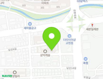 충청북도 충주시 남산4길 70-9 (교현동, 교현동삼익캐슬) 지도