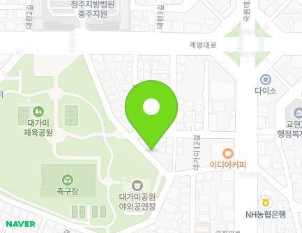 충청북도 충주시 대가미13길 17 (교현동, 건영건설) 지도