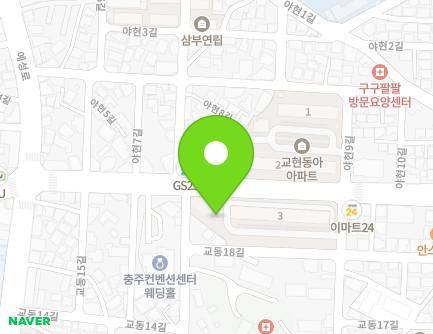 충청북도 충주시 봉현로 314 (교현동, 동아아파트) 지도