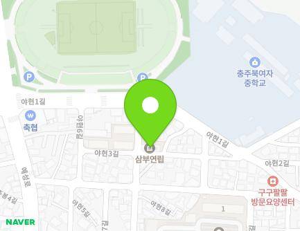 충청북도 충주시 야현8길 16 (교현동, 삼부연립) 지도